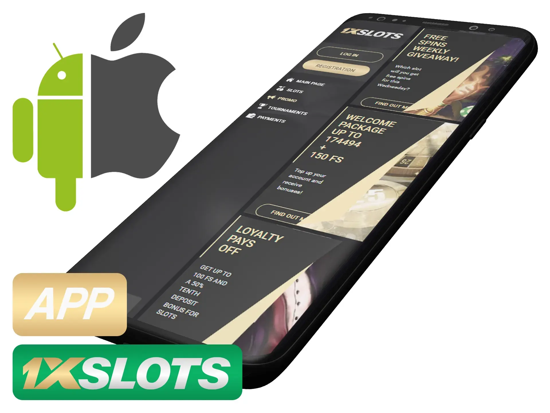 O aplicativo 1xSlots é muito fácil de usar.