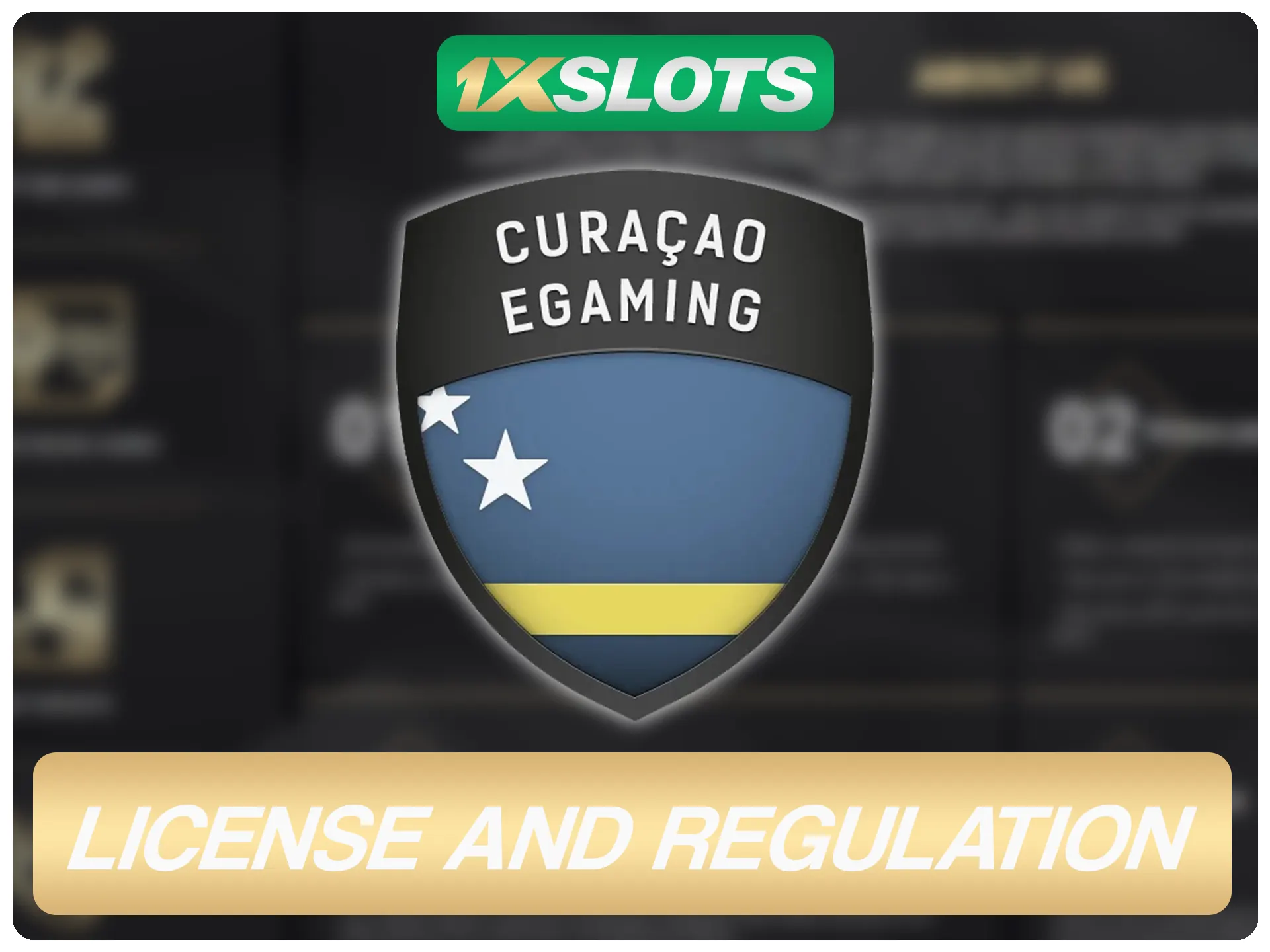 A 1xSlots tem todas as licenças necessárias para operar como uma empresa de apostas.
